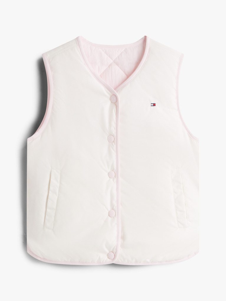 Multi Reversible Quilted Vest  Girls