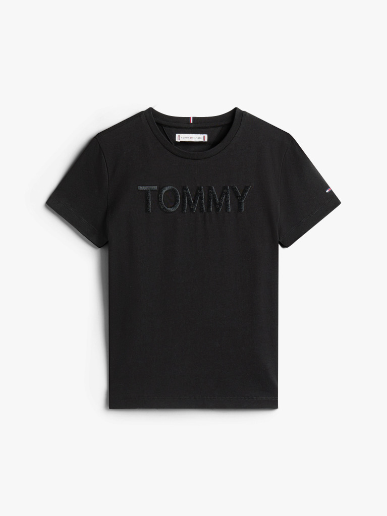 Μαύρο Κοντομάνικο T-shirt  Κορίτσια