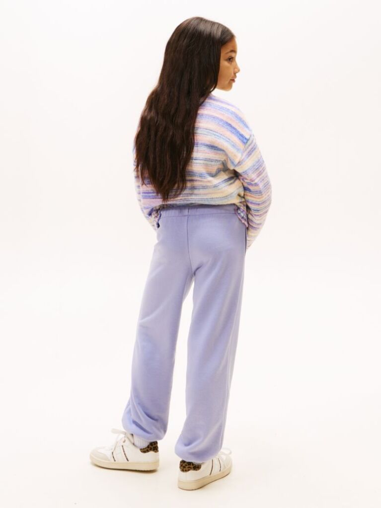 Purple Cuffed Leg Joggers  Girls