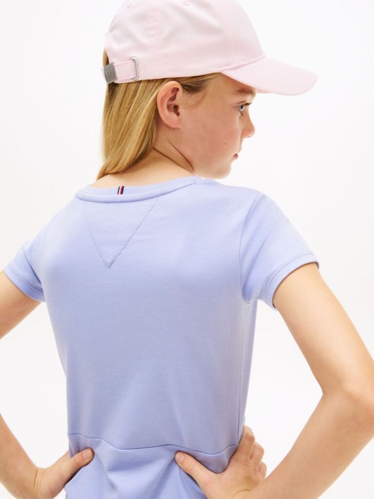 Μωβ Essential Slim Skater Φόρεμα Με Λογότυπο  Κορίτσια