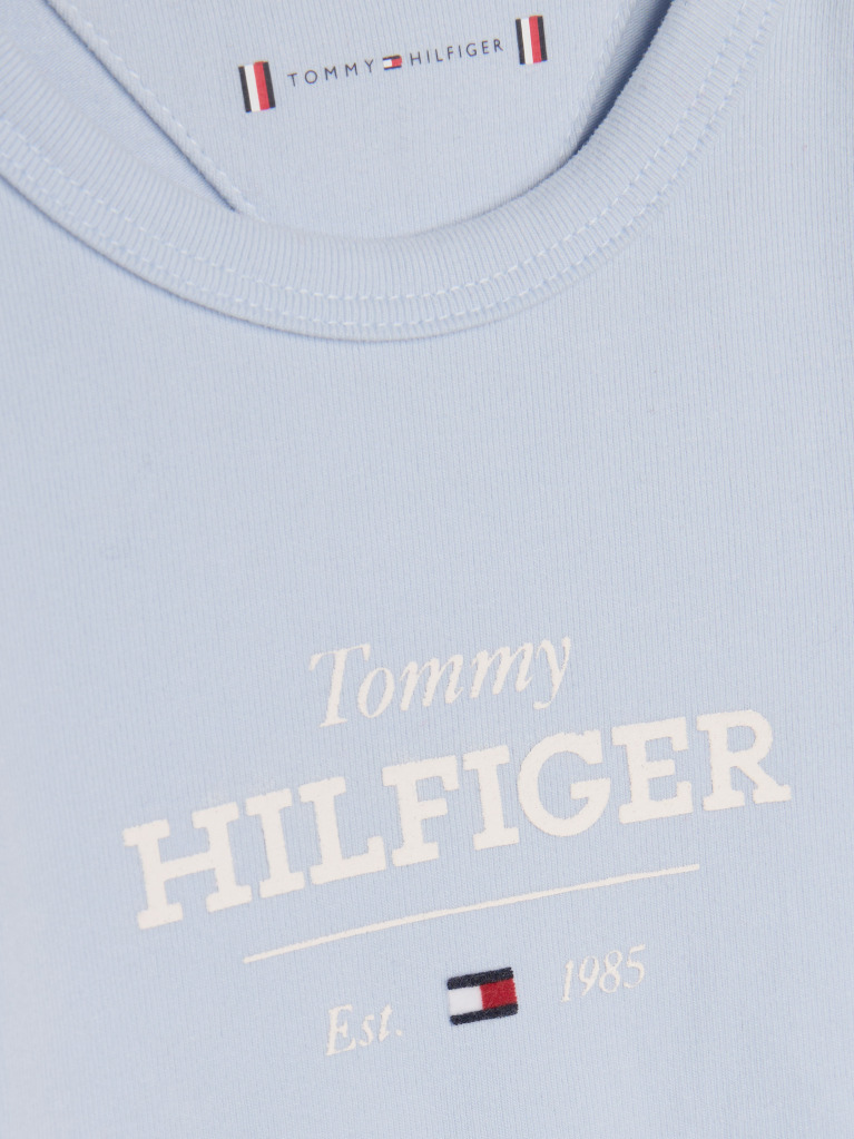 Μπλε Μακρυμάνικο Φορμάκι Hilfiger Monotype  Βρεφικά