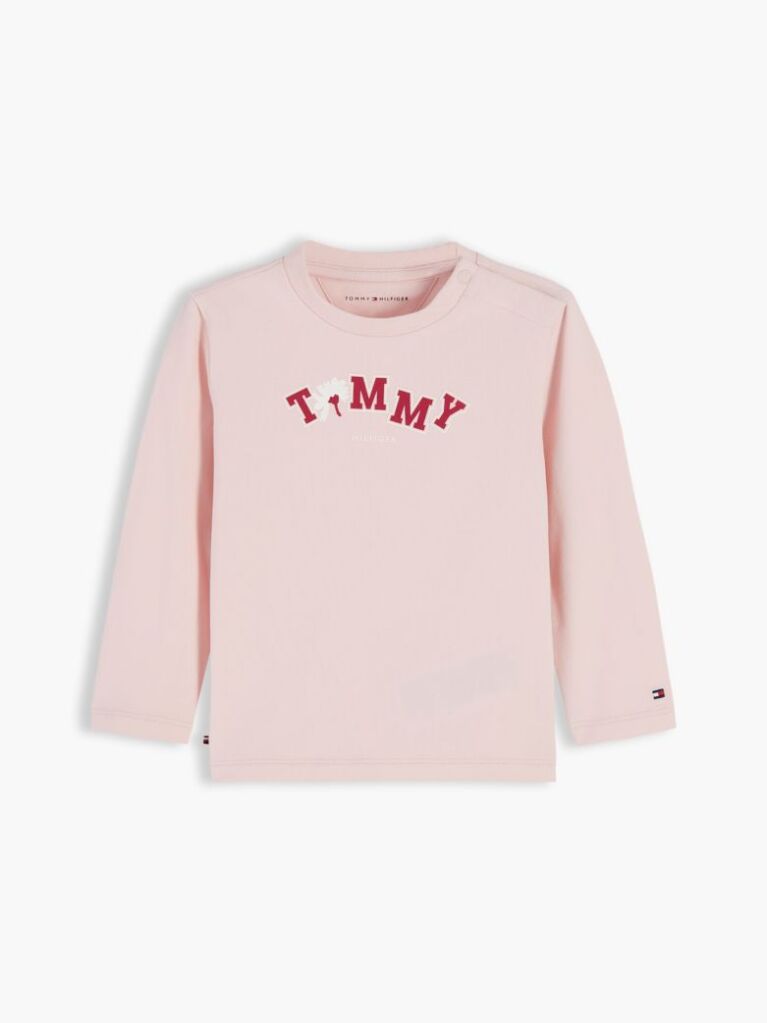 Pink Logo Long Sleeve T-Shirt  Newborn