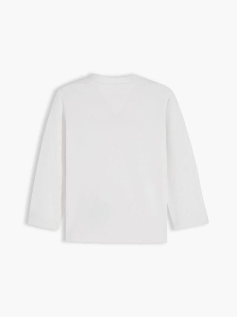 White Logo Long Sleeve T-Shirt  Newborn