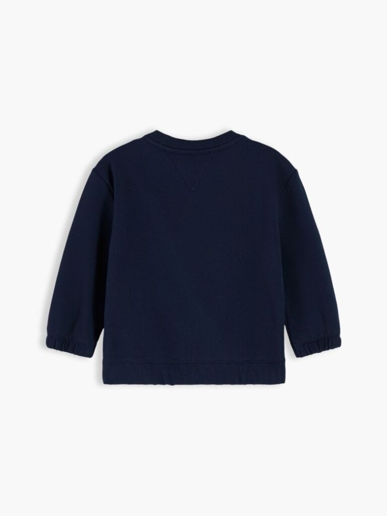 Blue Flag Embroidery Crew Neck Sweatshirt  Newborn