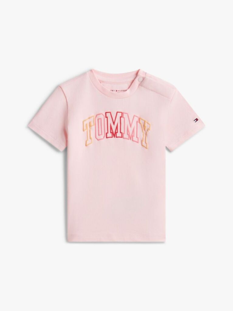 Pink Outline Logo Jersey T-Shirt  Newborn