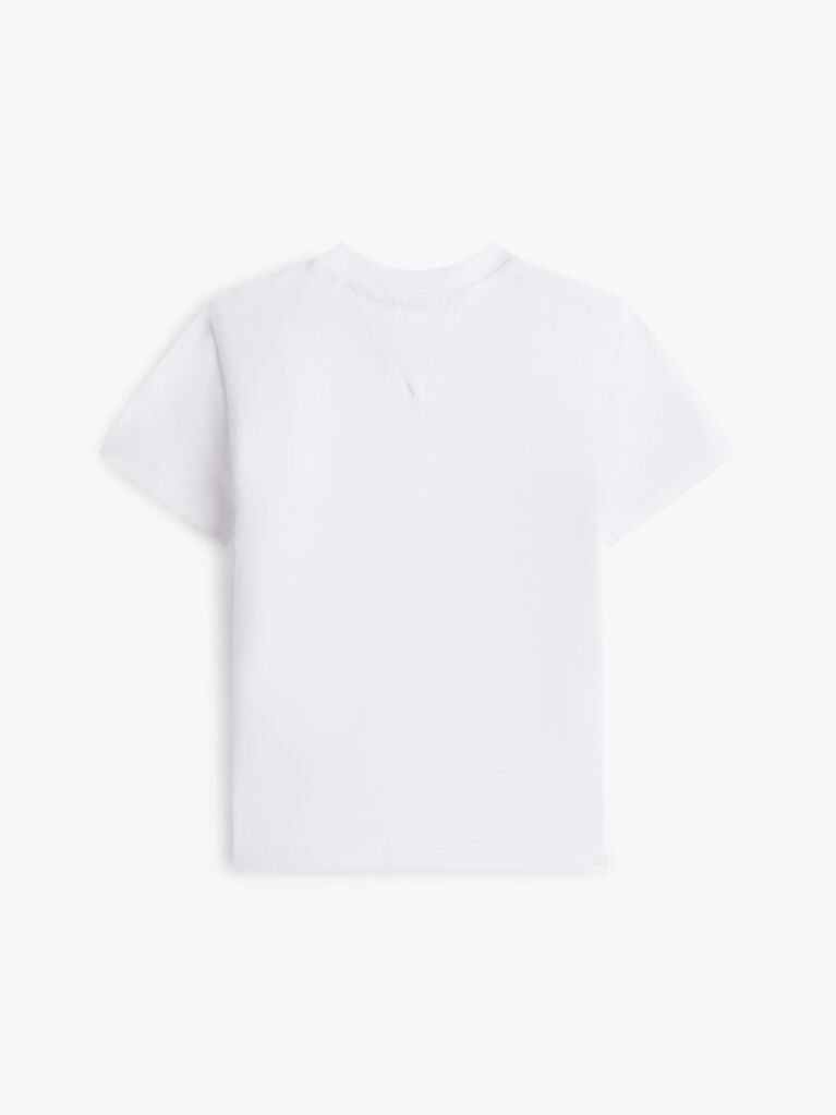 White Outline Logo Jersey T-Shirt  Newborn