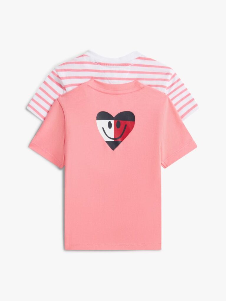 Pink 2-Pack Back Smiley Logo Jersey T-Shirts  Newborn