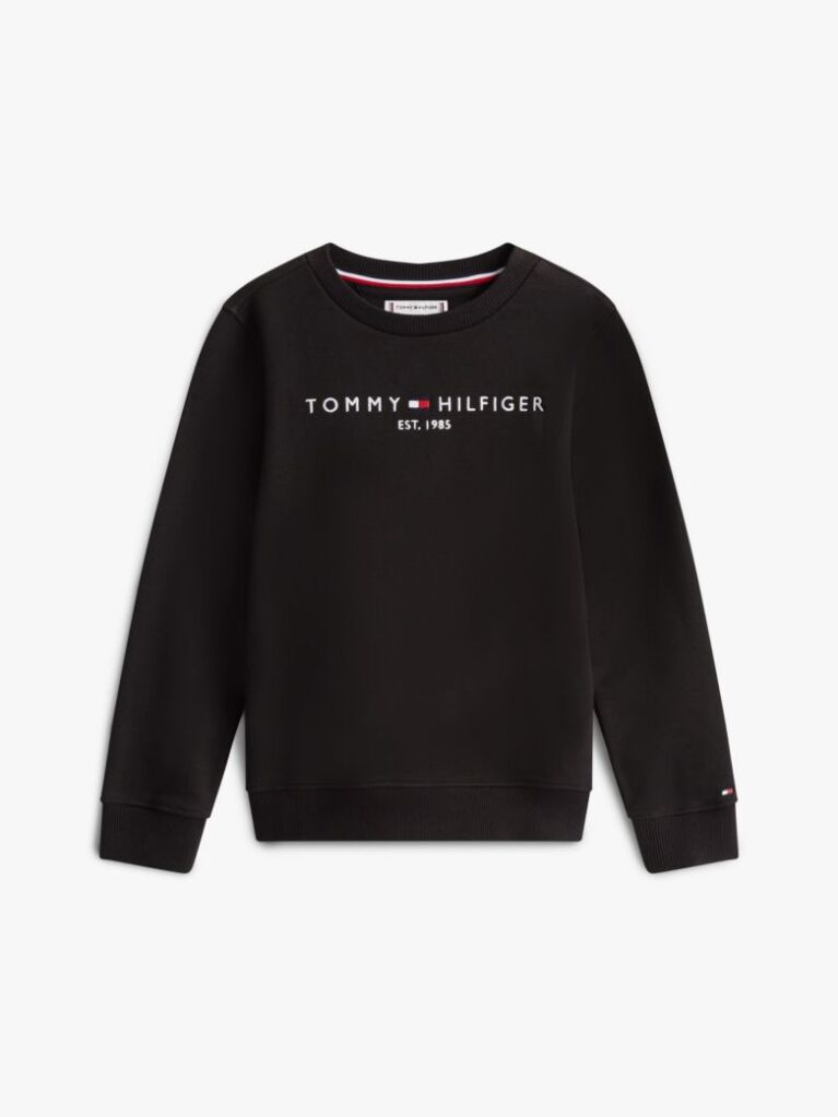 Μαύρο Essential Φούτερ Με Λογότυπο  Παιδί Unisex
