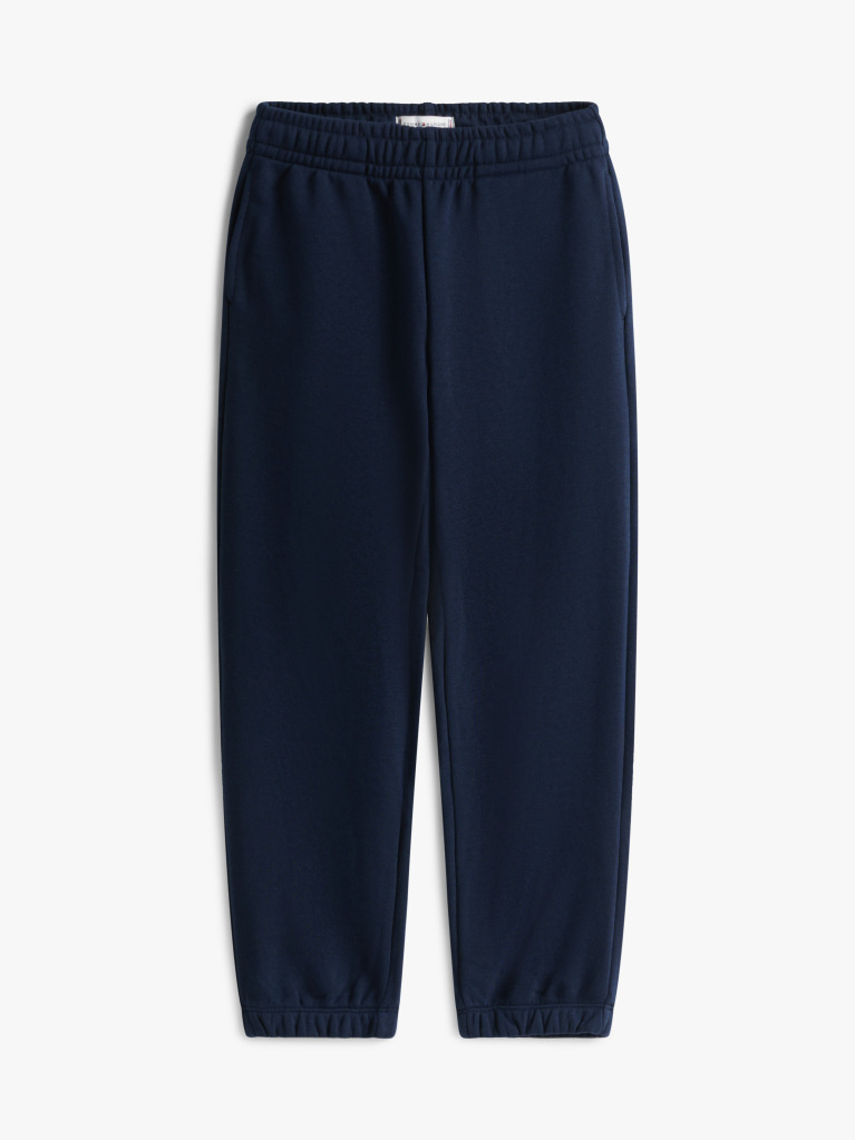 Blue Flag Embroidery Cuffed Joggers  Kids Unisex