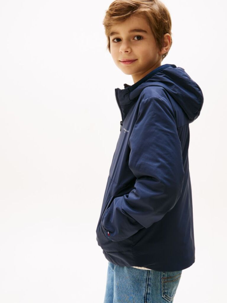 Blue Ultra Light Padded Packable Jacket  Kids Unisex