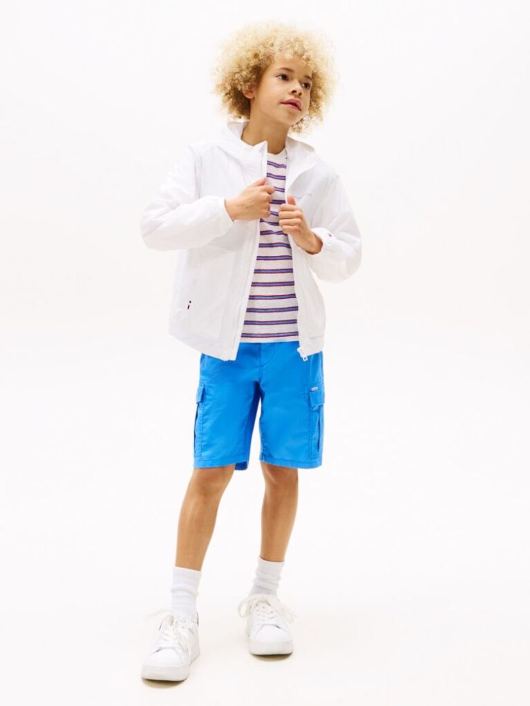White Ultra Light Padded Packable Jacket  Kids Unisex