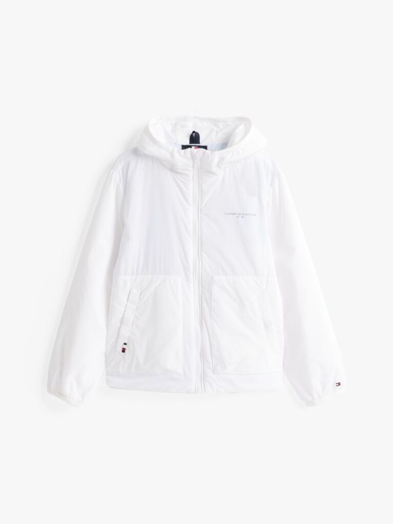 White Ultra Light Padded Packable Jacket  Kids Unisex