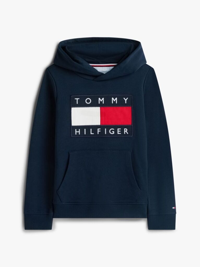 Μπλε Heritage Βαμβακερό Hoody Με Σημαία  Παιδί Unisex