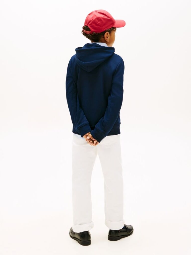 Μπλε Heritage Βαμβακερό Hoody Με Σημαία  Παιδί Unisex