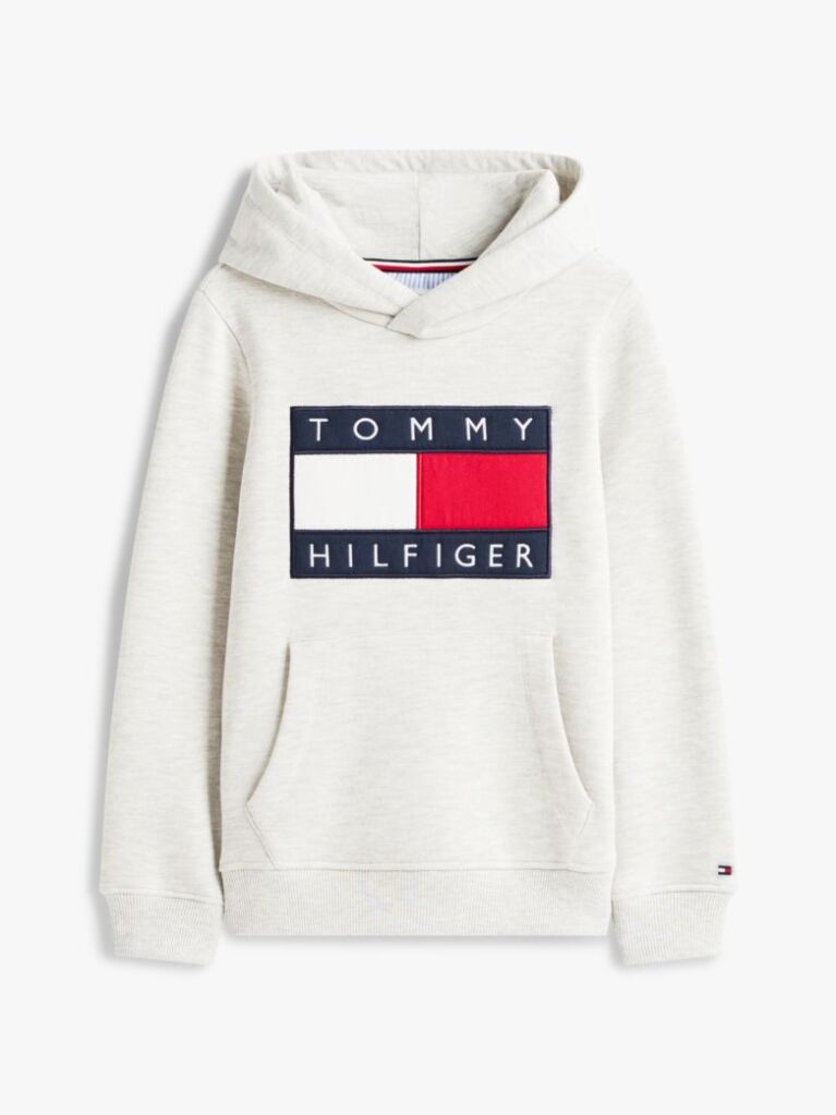 Γκρι Heritage Βαμβακερό Hoody Με Σημαία  Παιδί Unisex