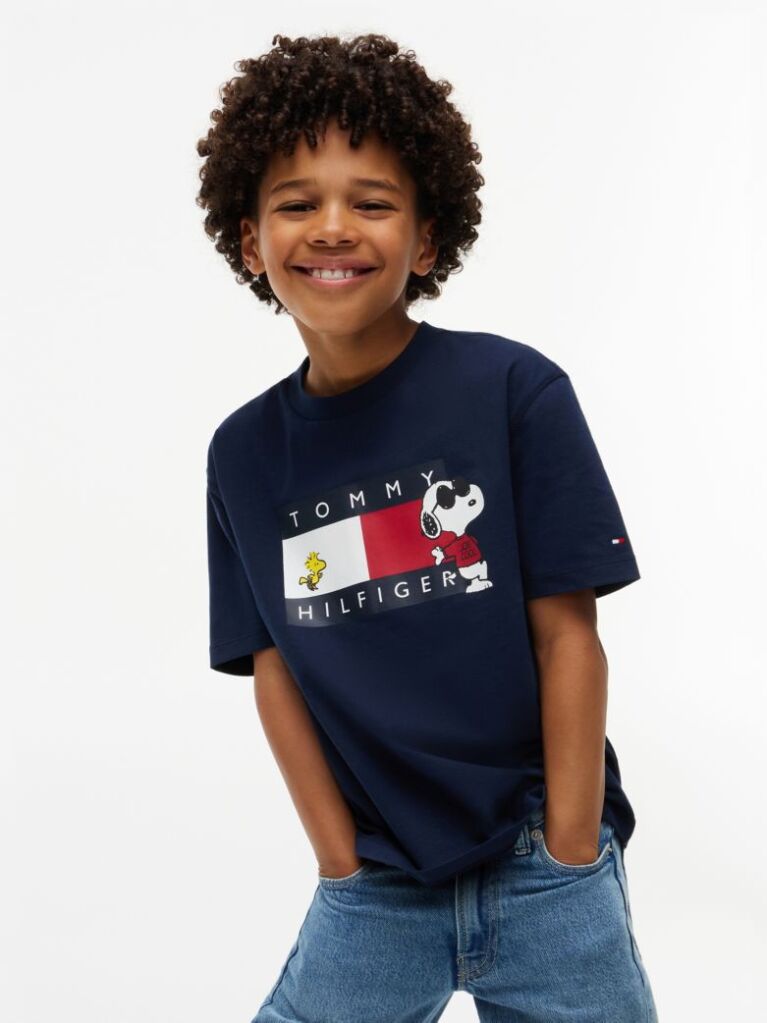 Μπλε Peanuts® T-Shirt Με Σχέδιο  Παιδί Unisex