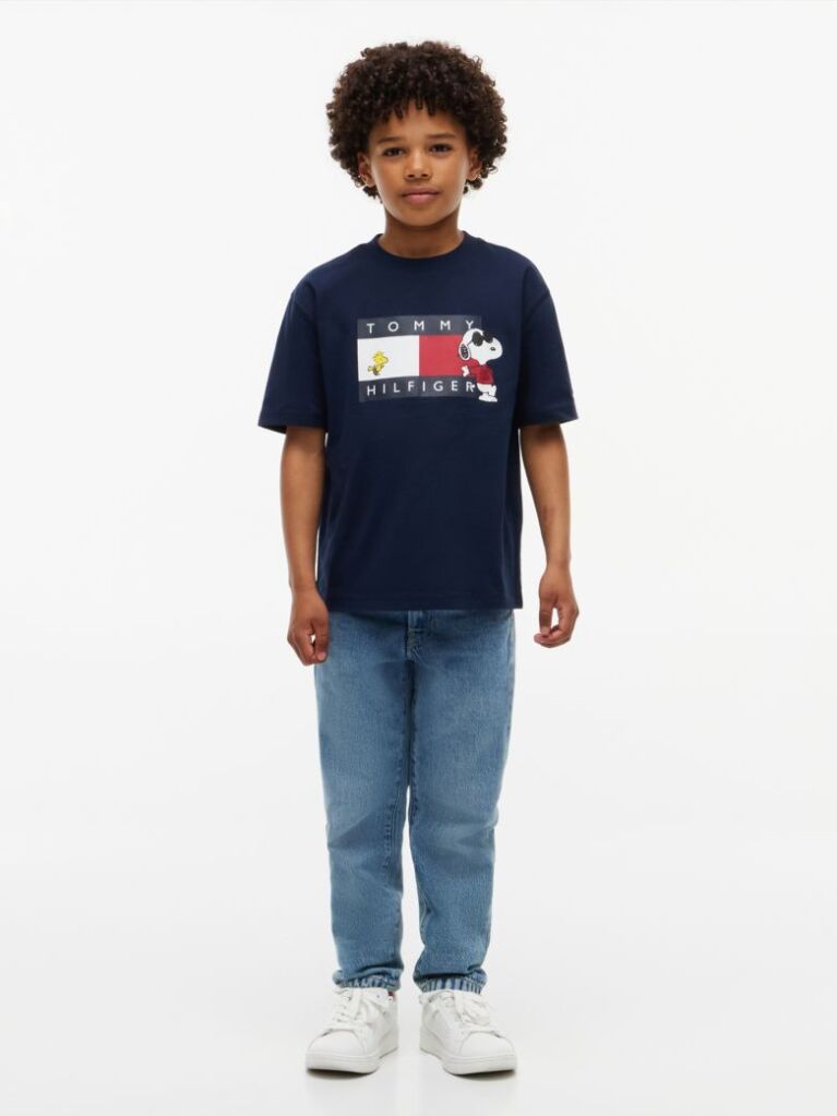 Μπλε Peanuts® T-Shirt Με Σχέδιο  Παιδί Unisex