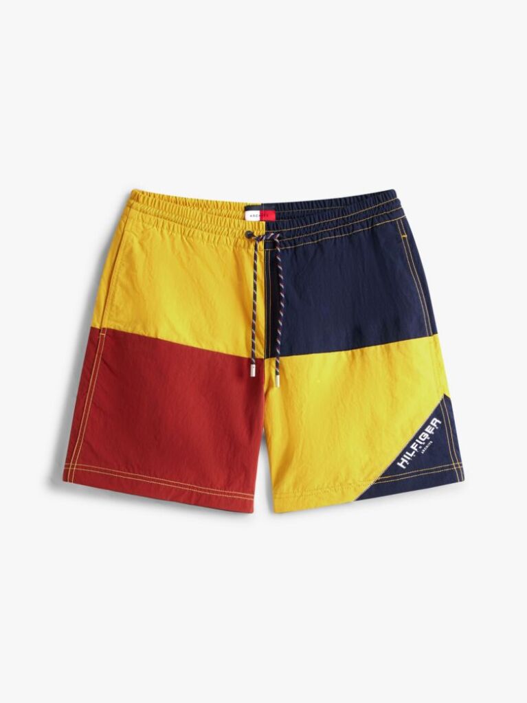 Multi Hilfiger Sailing Colour-Blocked Shorts  Unisex