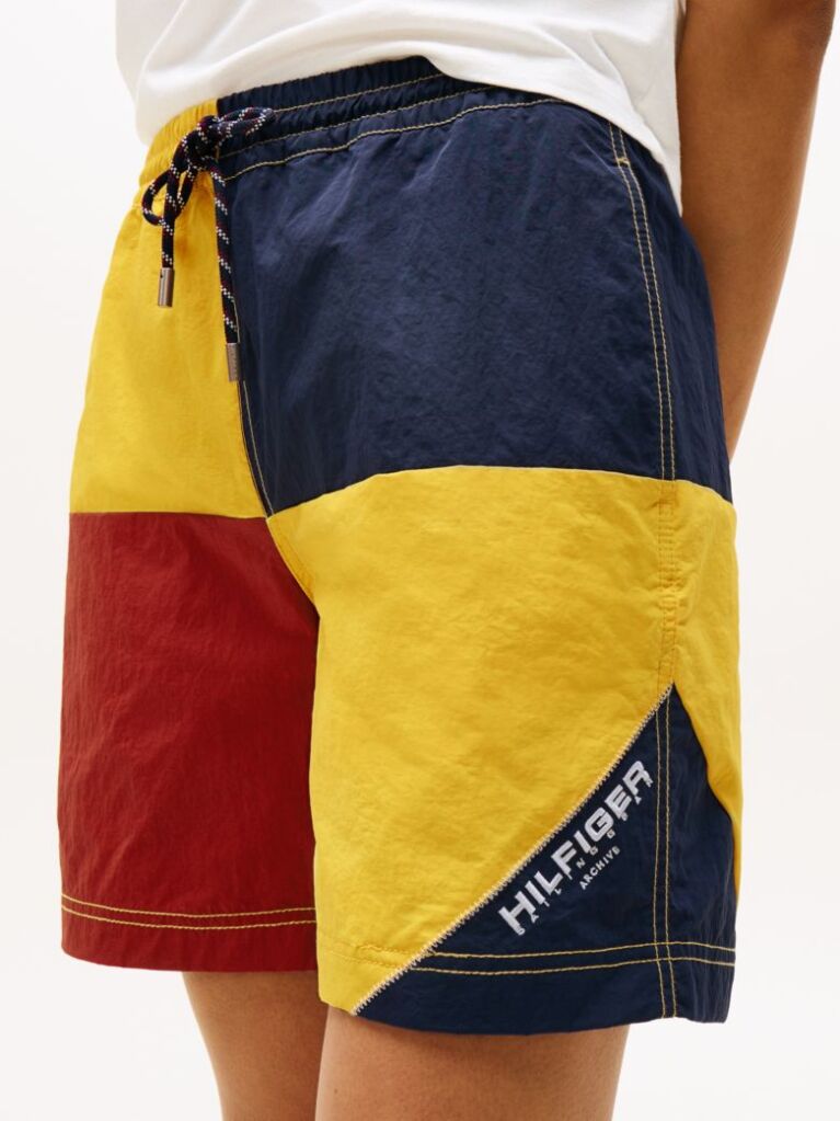 Multi Hilfiger Sailing Colour-Blocked Shorts  Unisex