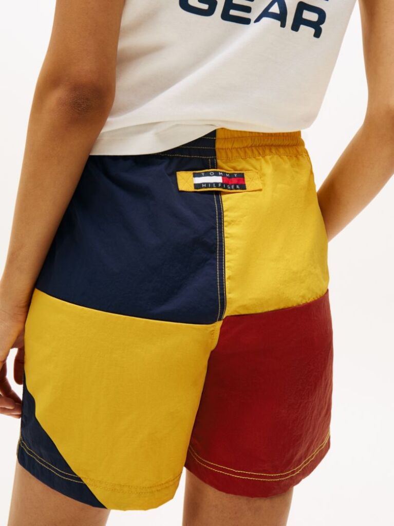 Multi Hilfiger Sailing Colour-Blocked Shorts  Unisex