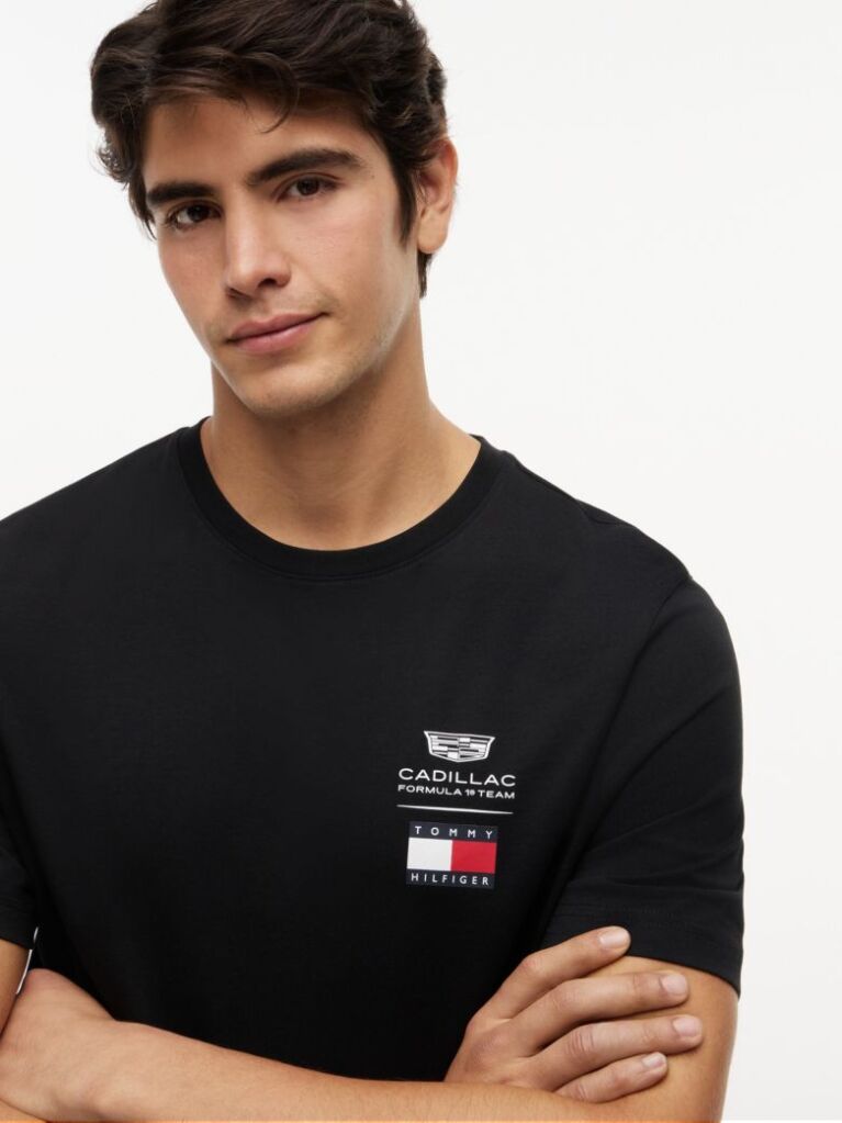 Black TH x Cadillac Formula 1® Team Logo T-Shirt  Unisex
