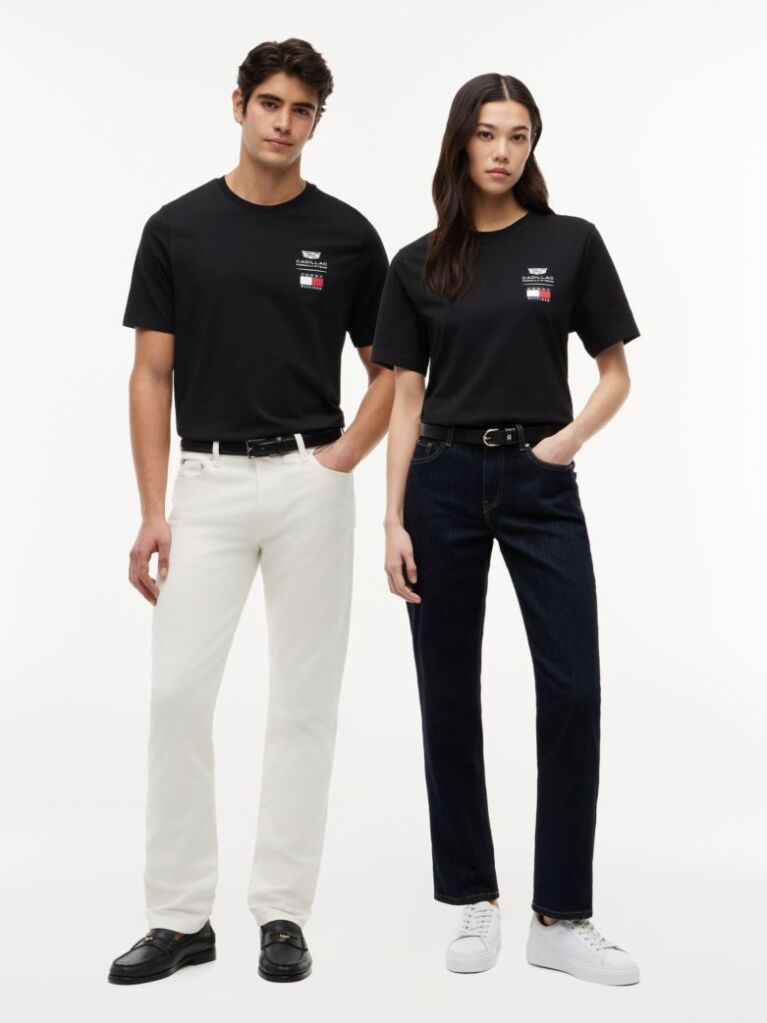 Black TH x Cadillac Formula 1® Team Logo T-Shirt  Unisex