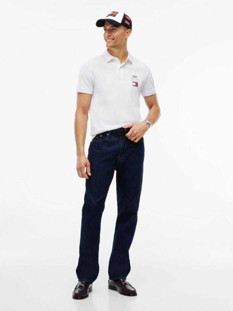 Άσπρο TH x Cadillac Formula 1® Μπλούζα Πόλο Με Λογότυπο  Unisex