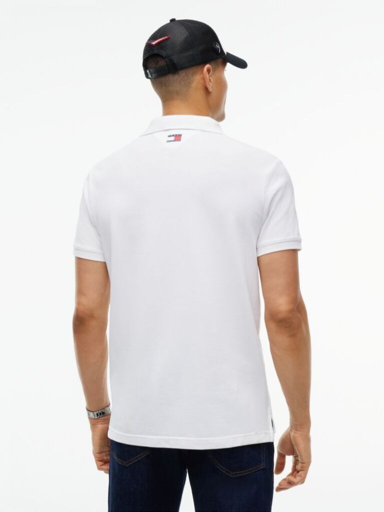 Άσπρο TH x Cadillac Formula 1® Μπλούζα Πόλο Με Λογότυπο  Unisex