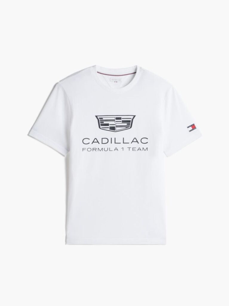 White TH x Cadillac Formula 1® Team Logo T-Shirt  Unisex