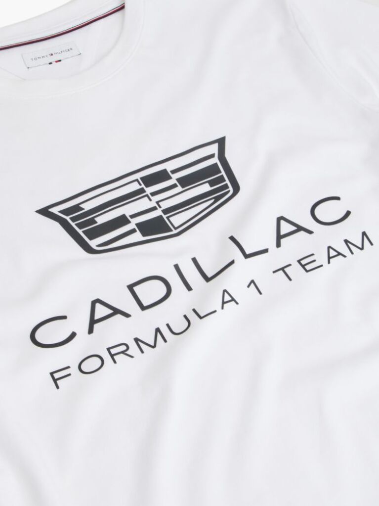 White TH x Cadillac Formula 1® Team Logo T-Shirt  Unisex