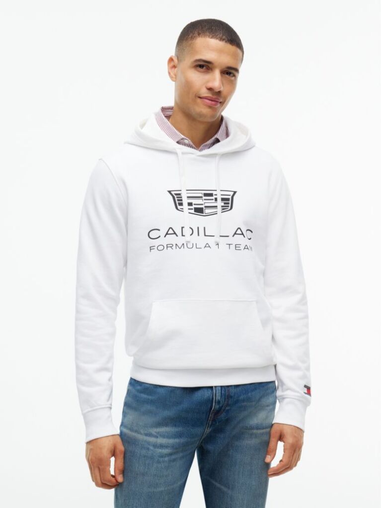 Άσπρο TH x Cadillac Formula 1® Team Βαμβακερό Hoody  Unisex