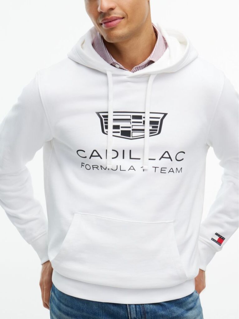 Άσπρο TH x Cadillac Formula 1® Team Βαμβακερό Hoody  Unisex