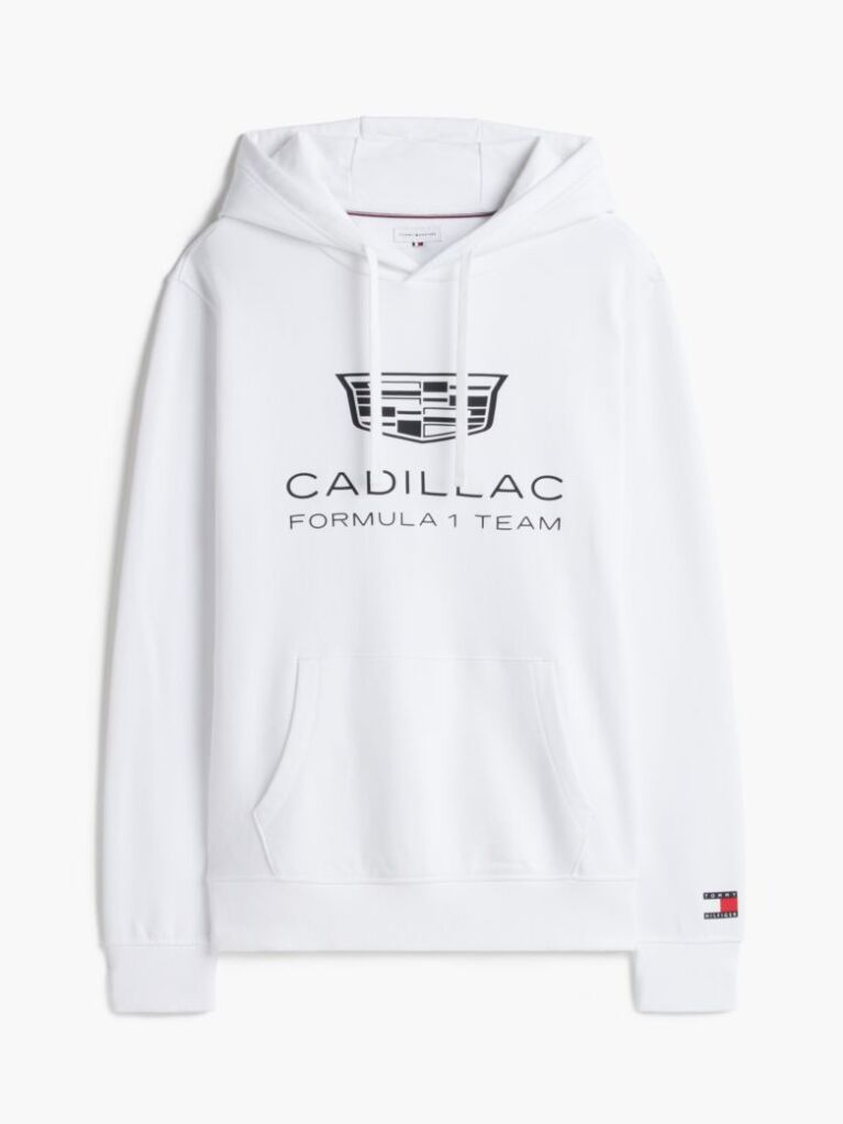 Άσπρο TH x Cadillac Formula 1® Team Βαμβακερό Hoody  Unisex