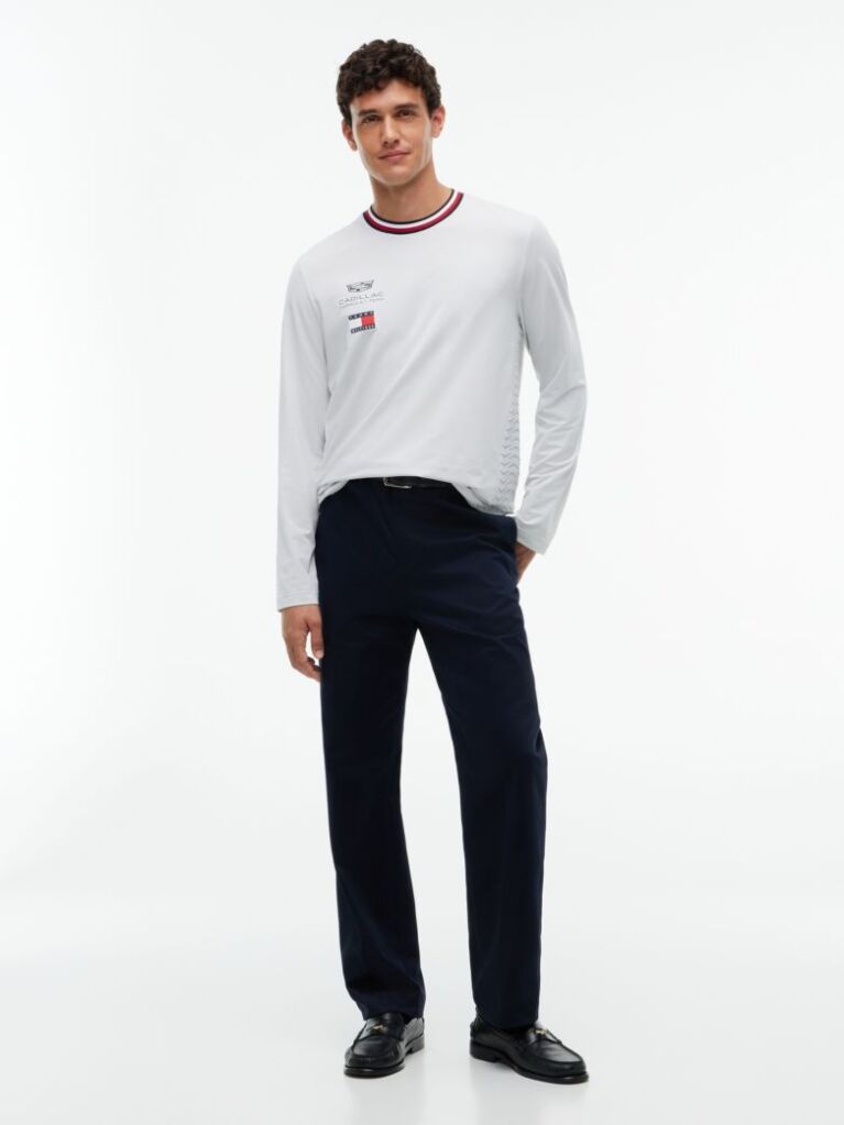 Γκρι TH x Cadillac Formula 1® Team Μακρυμάνικο T-Shirt Με Σχέδιο  Unisex