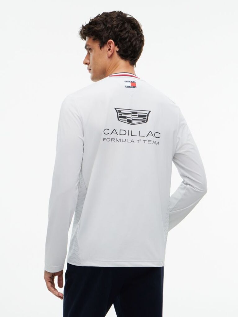 Γκρι TH x Cadillac Formula 1® Team Μακρυμάνικο T-Shirt Με Σχέδιο  Unisex