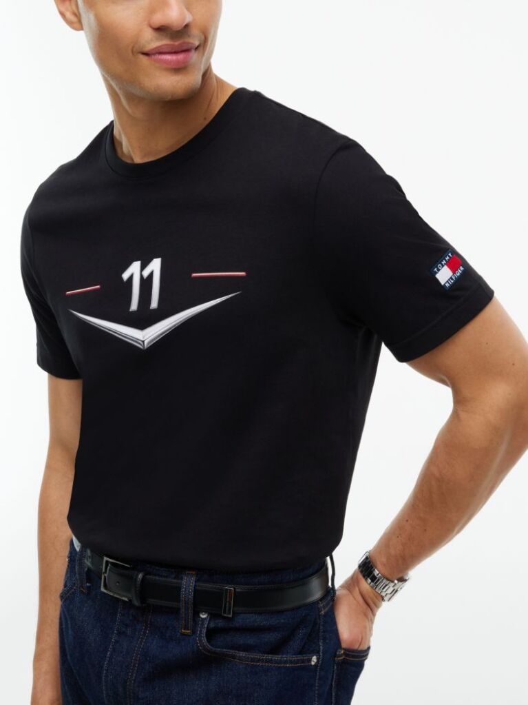 Black TH x Cadillac Formula 1® Team Bottas 77 T-Shirt  Unisex
