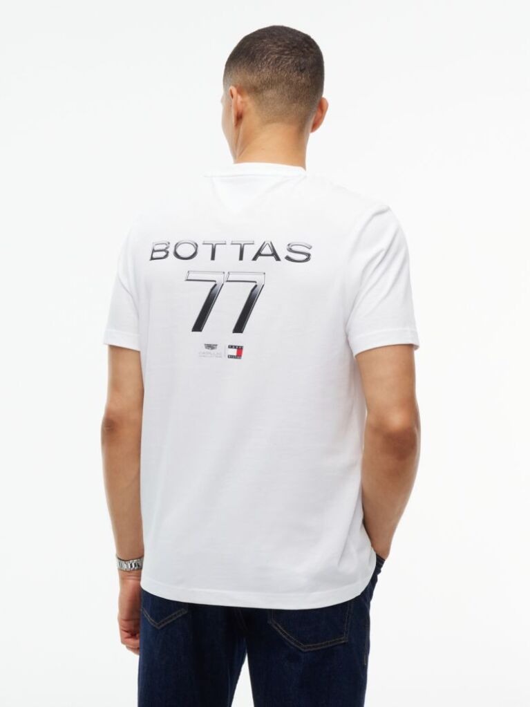 Άσπρο TH x Cadillac Formula 1® Team Bottas 77 T-Shirt  Unisex