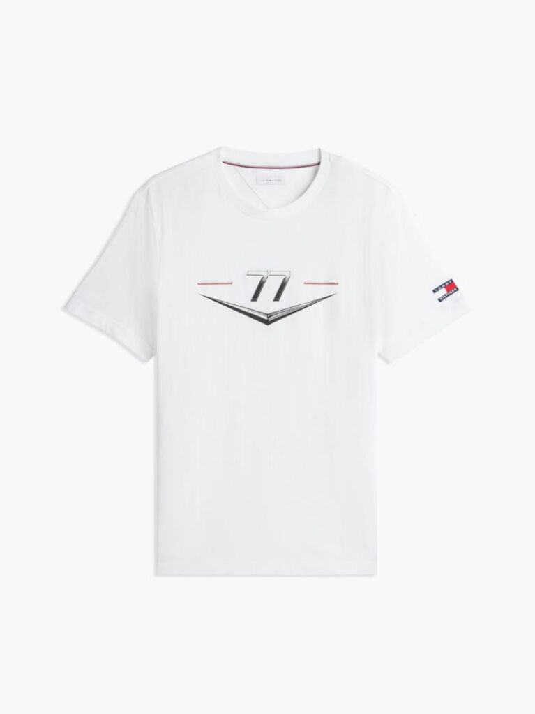Άσπρο TH x Cadillac Formula 1® Team Bottas 77 T-Shirt  Unisex