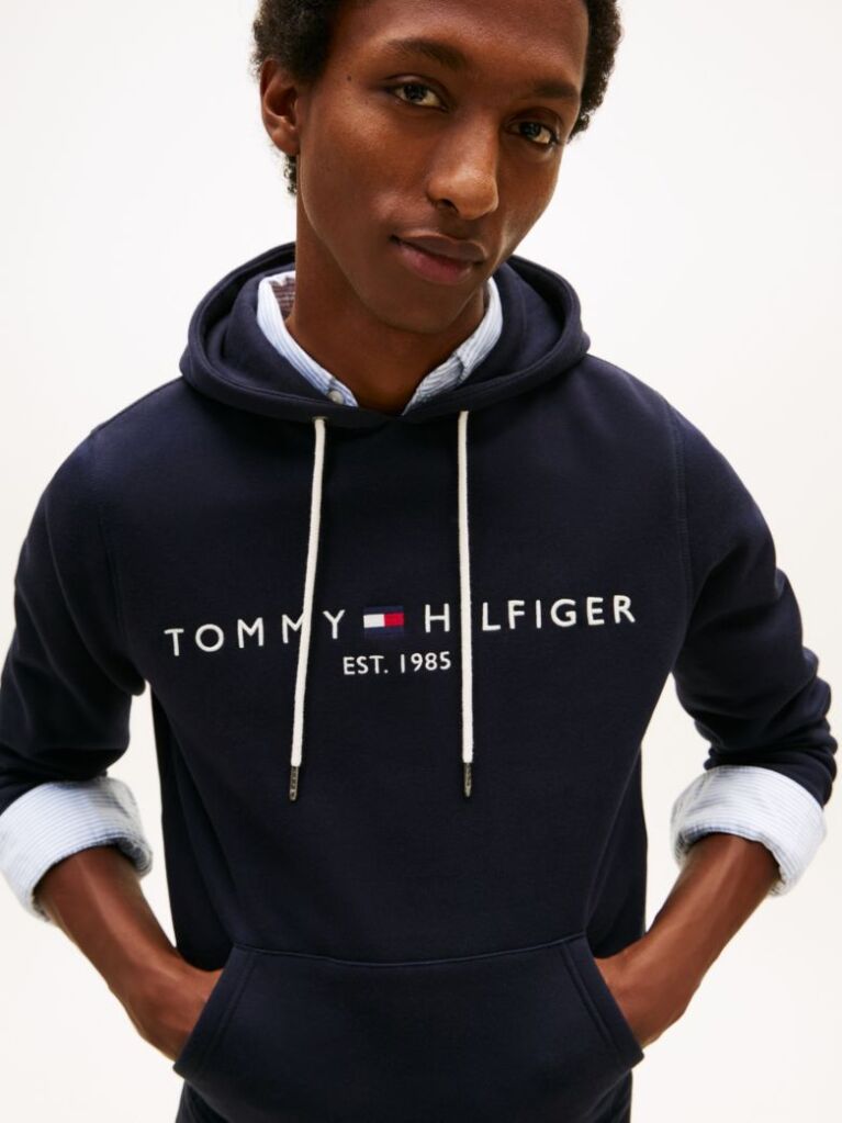 Blue Logo Flex Fleece Hoody  Men
