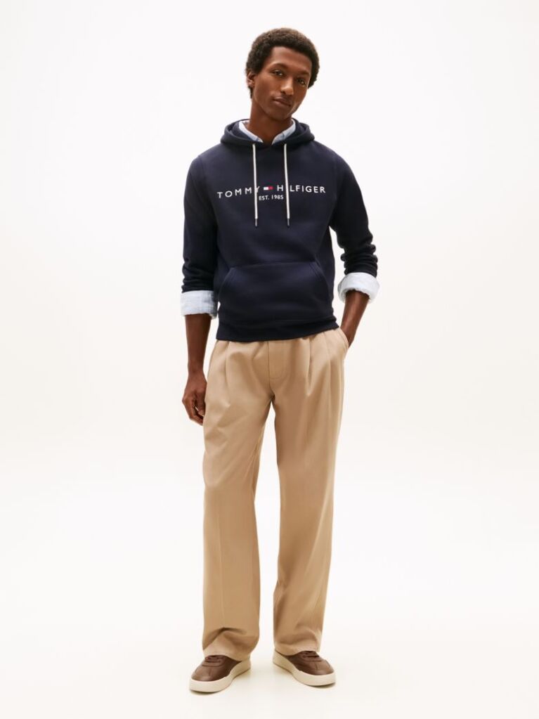 Blue Logo Flex Fleece Hoody  Men