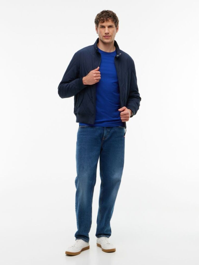 Μπλε T-Shirt Με Extra Slim Γραμμή  Άνδρες