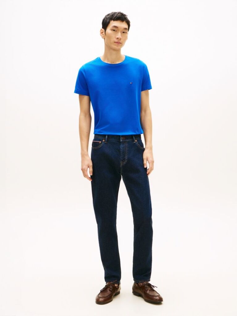 Μπλε T-Shirt Με Extra Slim Γραμμή  Άνδρες