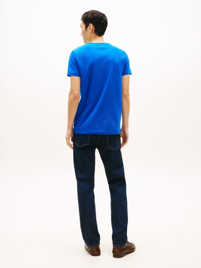 Μπλε T-Shirt Με Extra Slim Γραμμή  Άνδρες
