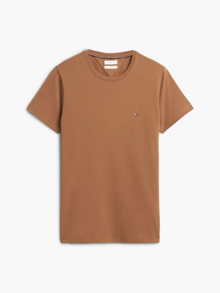 Καφέ T-Shirt Με Extra Slim Γραμμή  Άνδρες