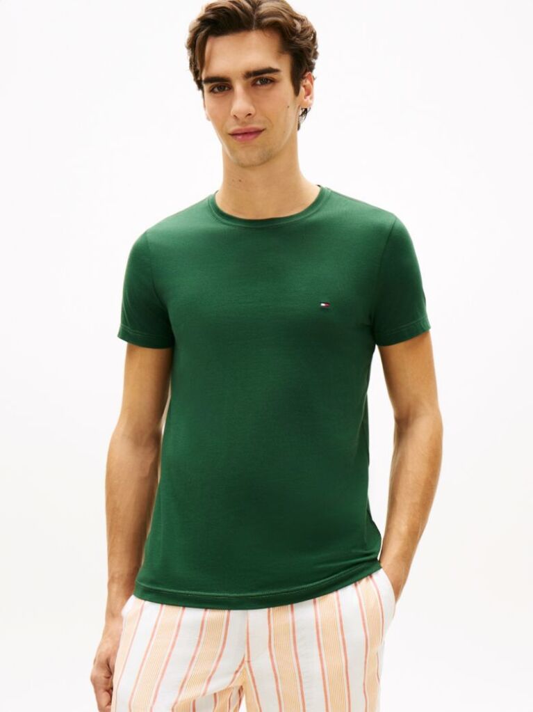 Πράσινο T-Shirt Με Extra Slim Γραμμή  Άνδρες