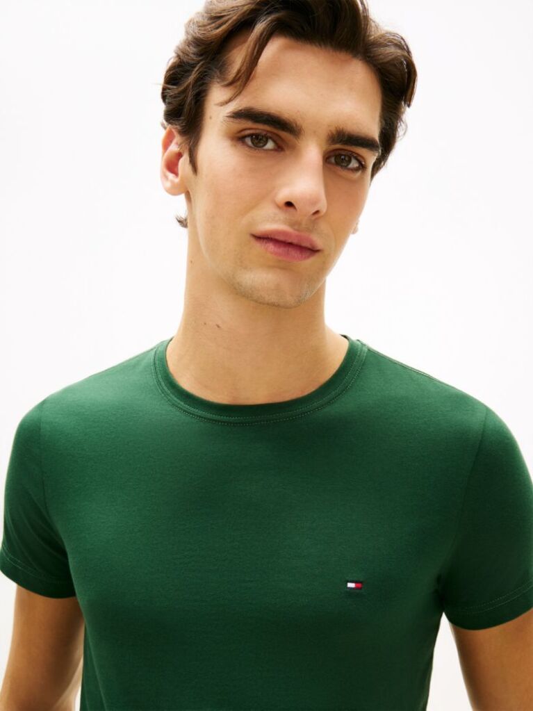 Πράσινο T-Shirt Με Extra Slim Γραμμή  Άνδρες