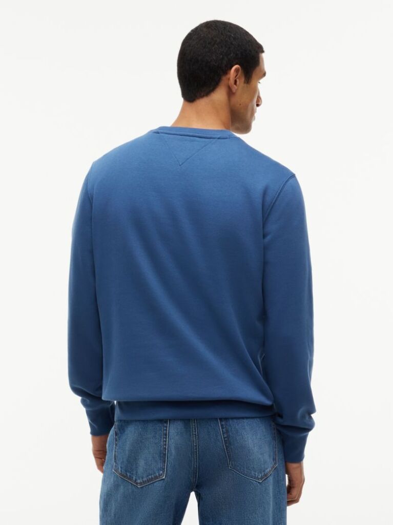 Blue TH Flex Logo Sweatshirt  Men