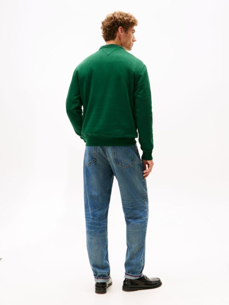 Green TH Flex Logo Sweatshirt  Men