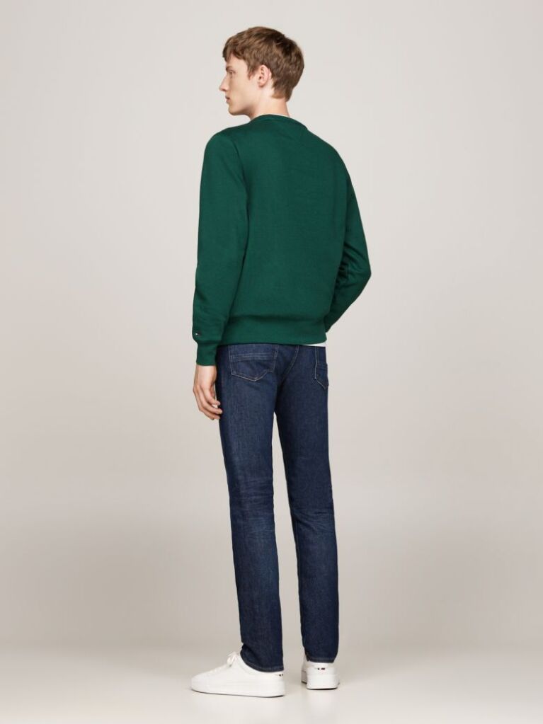 Green TH Flex Logo Sweatshirt  Men