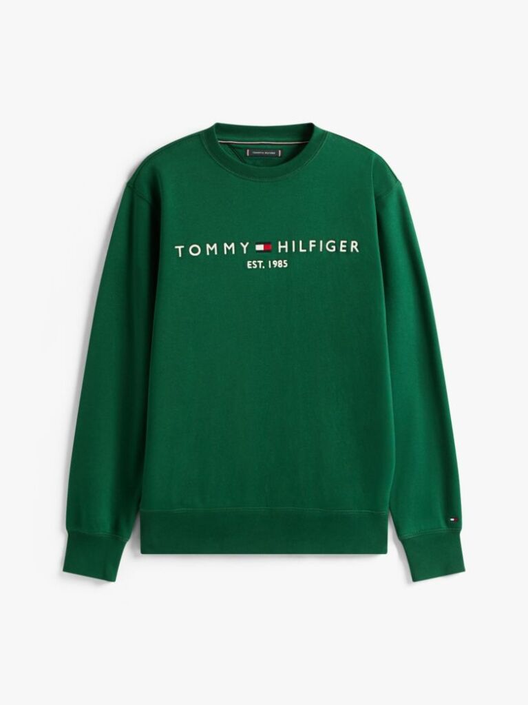 Green TH Flex Logo Sweatshirt  Men